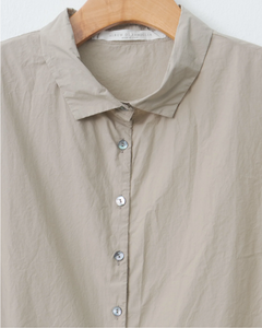 Short Collar Shirt TC - Stone - ALBUM DI FAMIGLIA