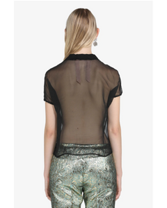 Camicia in Seta Semitrasparente - NUMERO 21