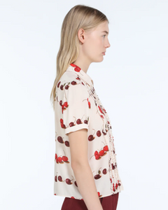 Camicia con Ruches e Ciliegie - NUMERO 21