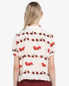 Camicia con Ruches e Ciliegie - NUMERO 21