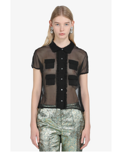 Camicia in Seta Semitrasparente - NUMERO 21