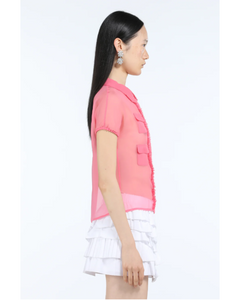 Camicia in Seta Semitrasparente - NUMERO 21