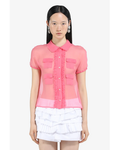 Camicia in Seta Semitrasparente - NUMERO 21