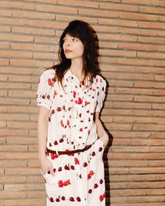 Abito chemisier con ciliegie - NUMERO 21